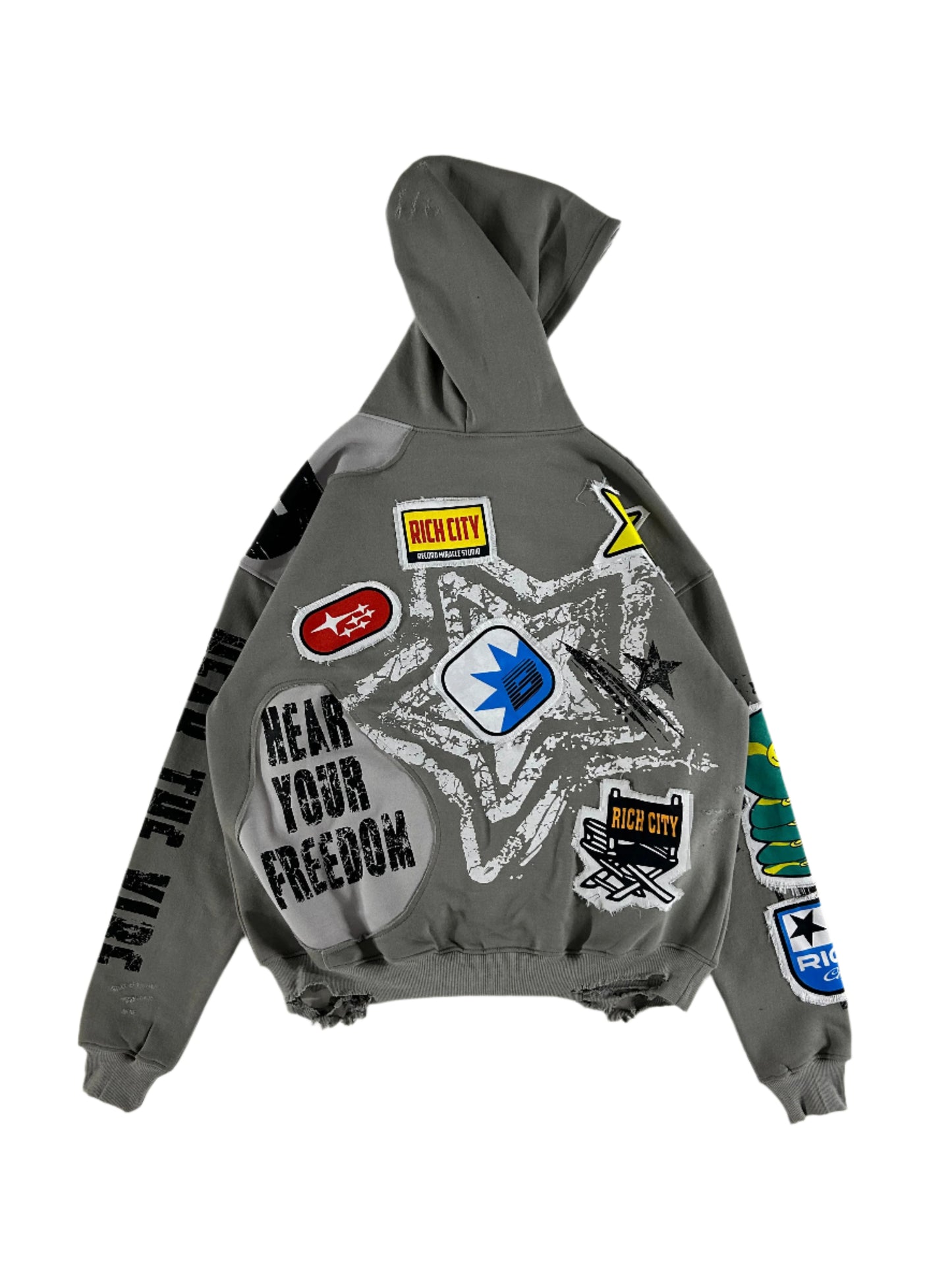 RICH CITY "RECORD STUDIOS" GRAY SWEATSUIT (Final Sale)